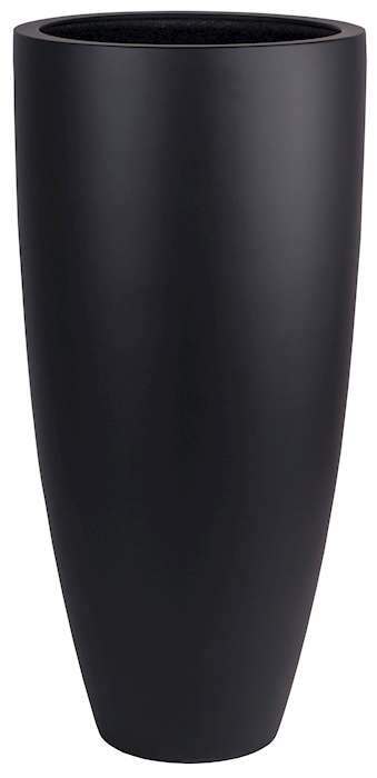 grote hoge zwarte vaas bloempot