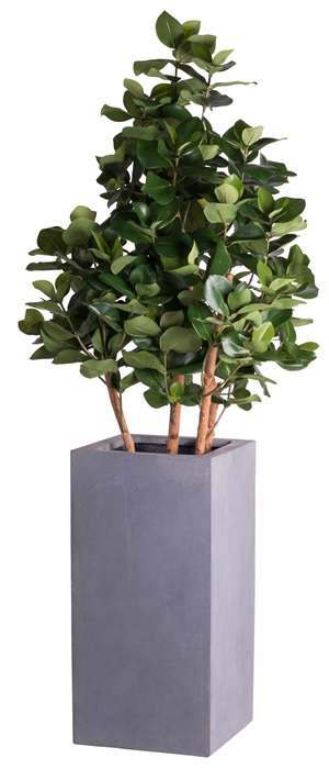 grijze grote plantenbak