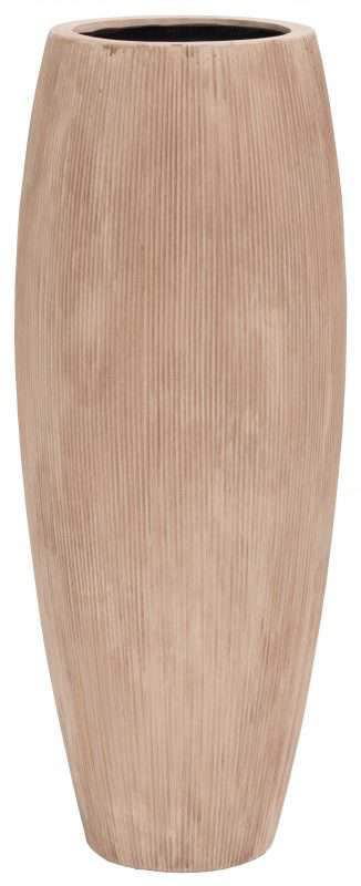 grote bruine smalle vaas