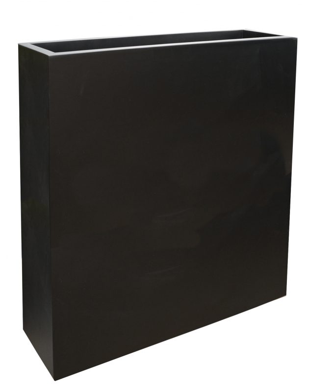 zwarte grote plantenbak