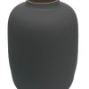 mat zwarte vaas