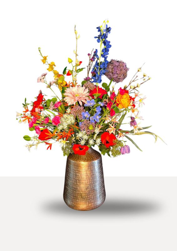 zijden bloemen boeket Bella