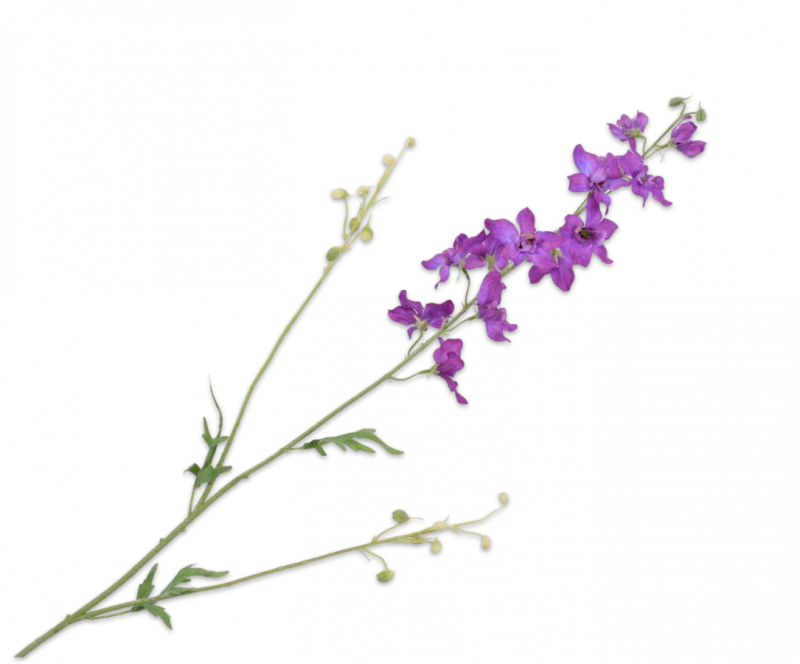 Zijden delphinium bloem