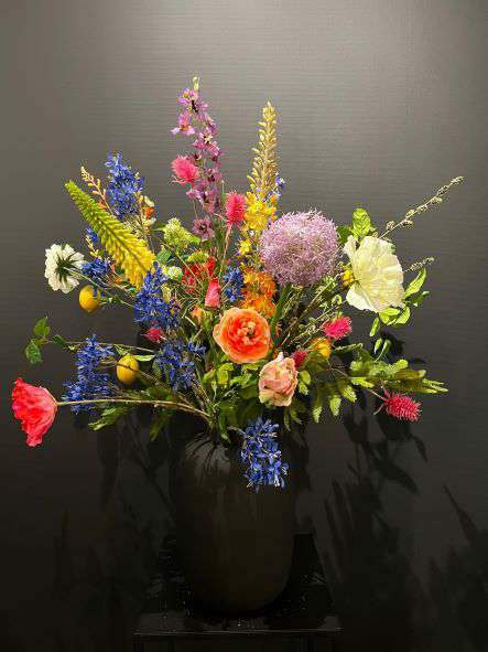 zijden veldbloemenboeket