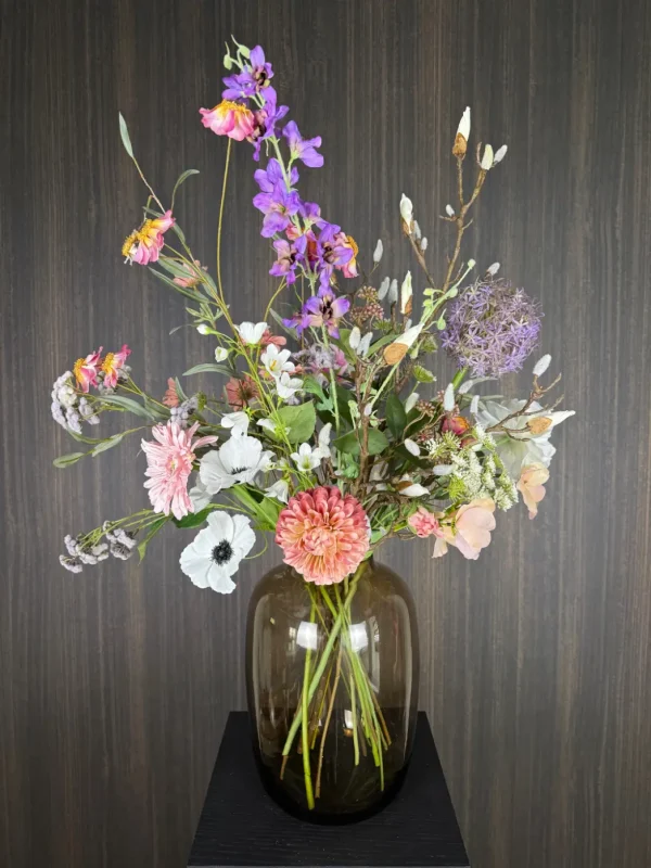 zijdenbloemen boeket Inge