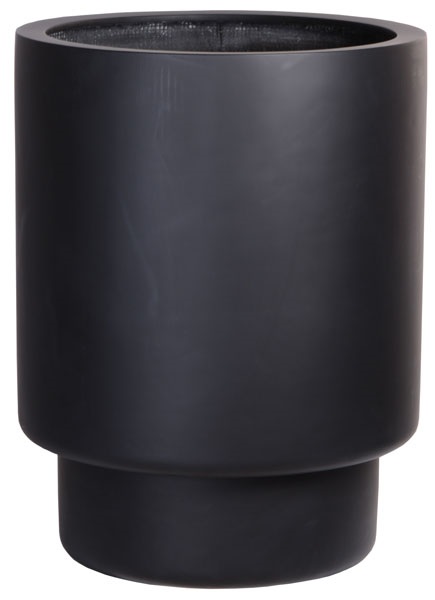 zwarte bloempot