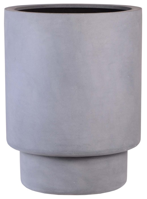 grijze bloempot