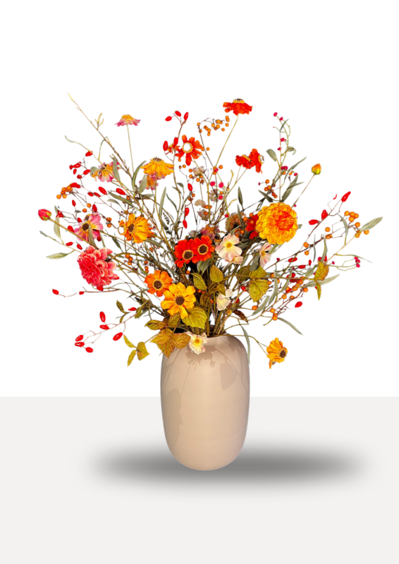 zijdenbloemen boeket Evi