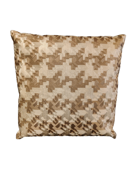 kussen met print goud zand