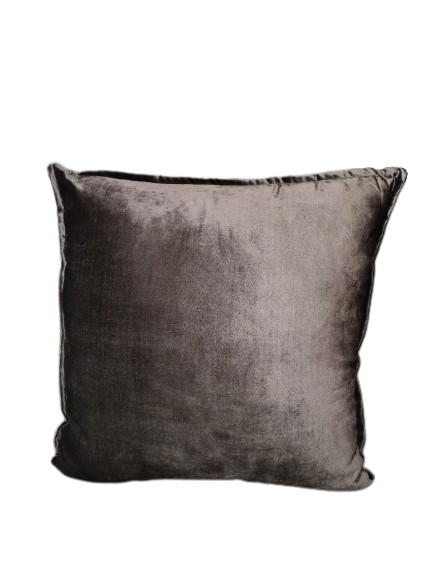 velvet kussen zwart