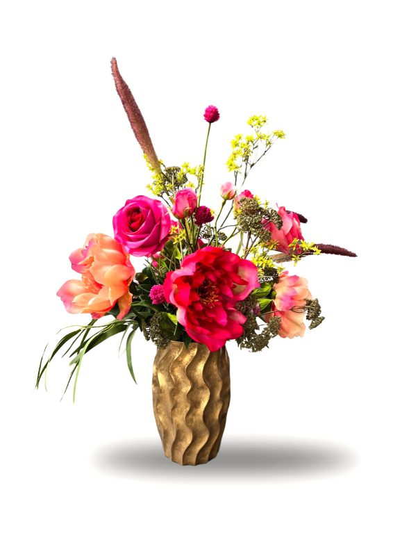 zijdenbloemen boeket Rosie