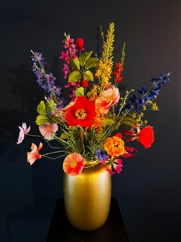 zijden bloemen boeket