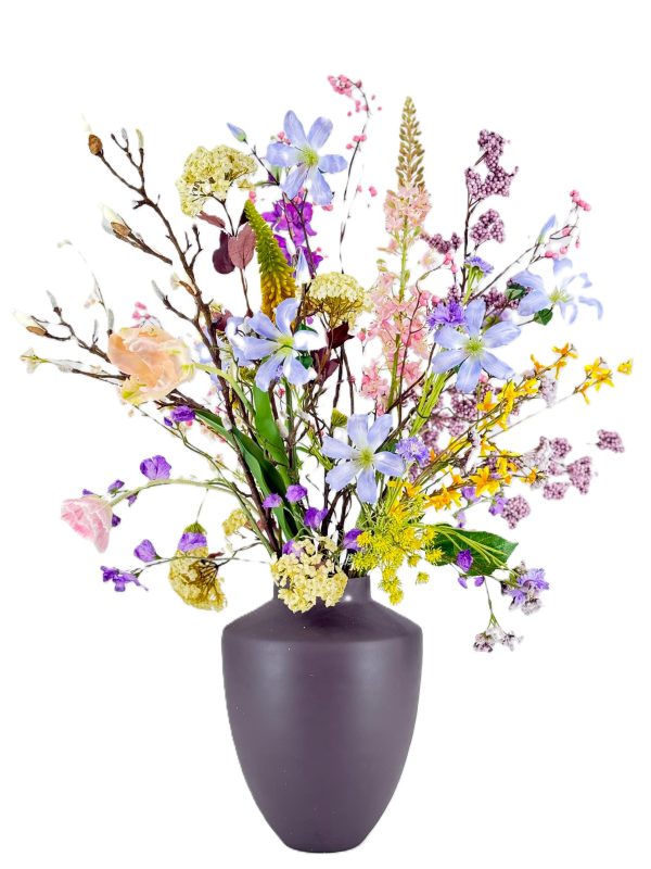 groot zijde bloemen boeket jennis