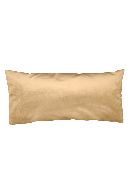 kussen velvet beige goud