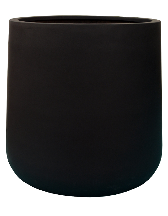 zwarte bloempot
