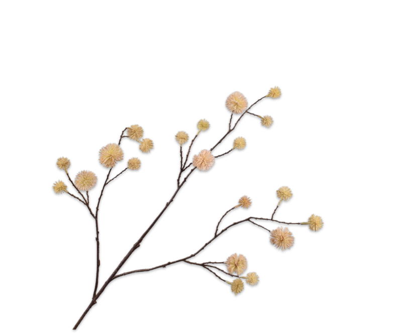 zijden bessentak creme