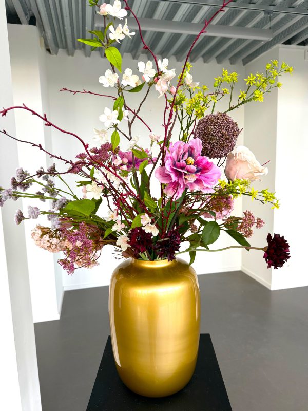 zijden bloemen boeket Linde