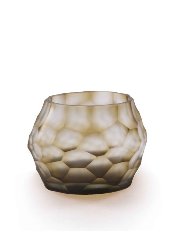 Waxinelicht smoked brown