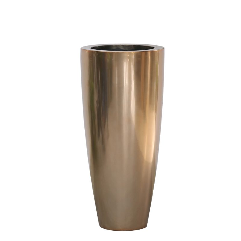 Kenny bloempot koper - H80