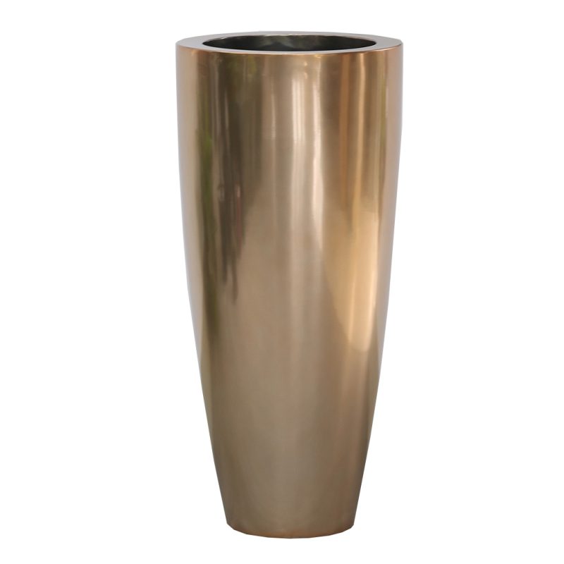 Kenny bloempot koper - H100 cm