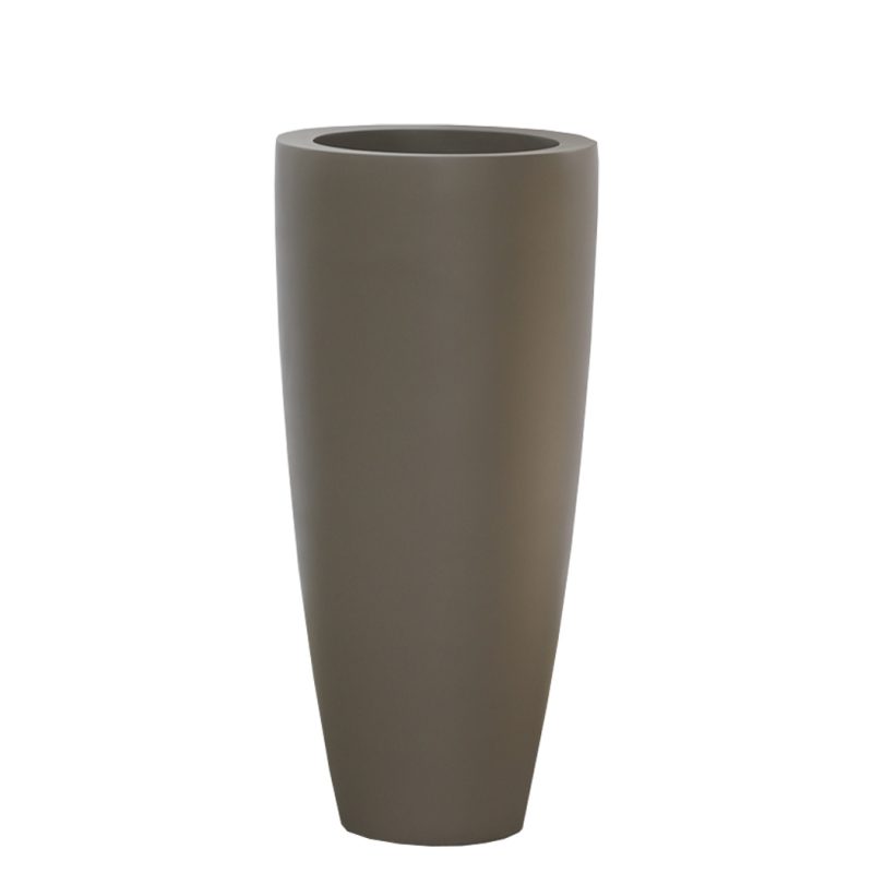 Kenny bloempot taupe - H80 cm